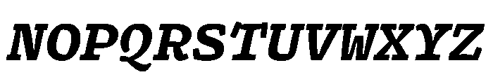 ArrayMono BlackItalic C6878288 Font UPPERCASE