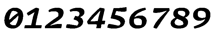ArrayMono BoldItalic D7020569 Font OTHER CHARS