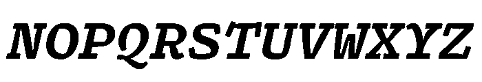 ArrayMono BoldItalic D7020569 Font UPPERCASE