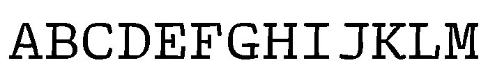 ArrayMono Regular 0aebc134 Font UPPERCASE