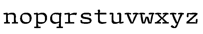 ArrayMono Regular 0aebc134 Font LOWERCASE