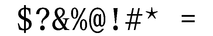 ArtCompanyMono Regular Font OTHER CHARS
