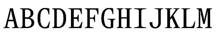 ArtCompanyMono Regular Font UPPERCASE
