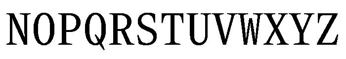 ArtCompanyMono Regular Font UPPERCASE