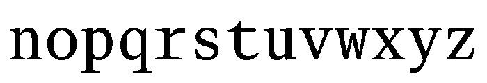 ArtCompanyMono Regular Font LOWERCASE