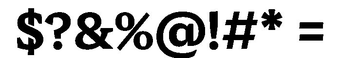 Arvana Black Instance Font OTHER CHARS