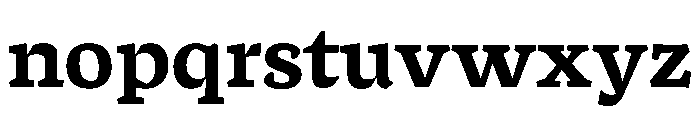 Arvana Black Instance Font LOWERCASE