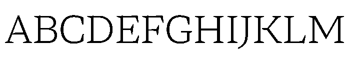 Arvana Light Instance Font UPPERCASE