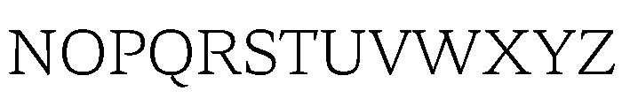 Arvana Light Instance Font UPPERCASE