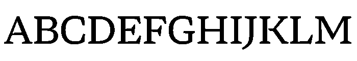 Arvana Medium Instance Font UPPERCASE