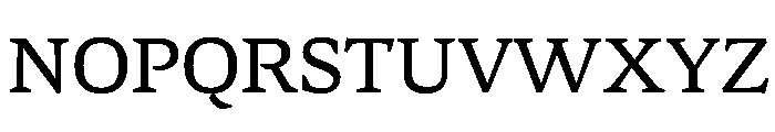 Arvana Medium Instance Font UPPERCASE