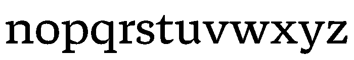 Arvana Medium Instance Font LOWERCASE