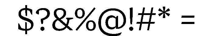 Arvana Regular Instance Font OTHER CHARS