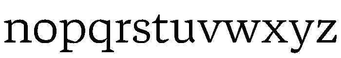 Arvana Regular Instance Font LOWERCASE