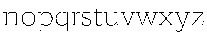 Arvana Thin Instance Font LOWERCASE