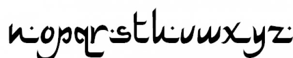 Arabskij   Font LOWERCASE