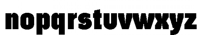 Ariergard Heavy Font LOWERCASE