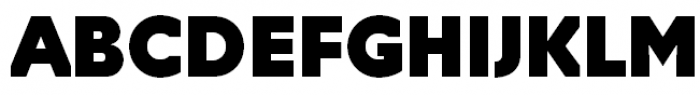 Ariergard Rondo Heavy Font UPPERCASE