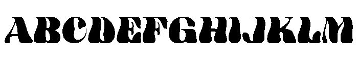 Arabesque Regular Font UPPERCASE