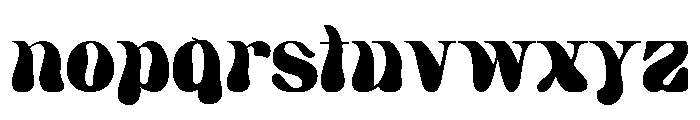 Arabesque Regular Font LOWERCASE