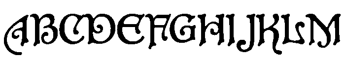 Aragon Regular Font UPPERCASE