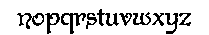 Aragon Regular Font LOWERCASE