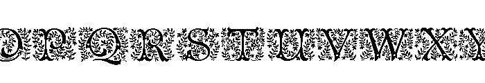 Araminta Initials Font UPPERCASE
