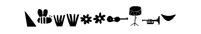 Arca Cutouts Font OTHER CHARS
