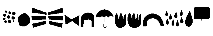 Arca Cutouts Font UPPERCASE