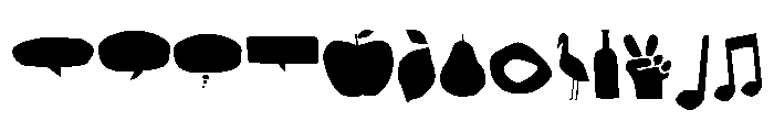 Arca Cutouts Font UPPERCASE