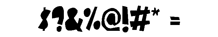 Arca Regular Font OTHER CHARS