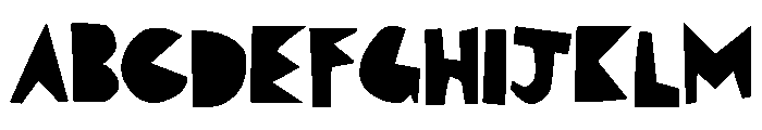 Arca Regular Font UPPERCASE