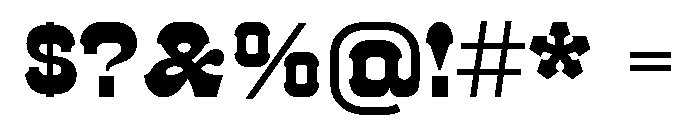Archimedes Regular Font OTHER CHARS