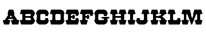 Archimedes Regular Font UPPERCASE