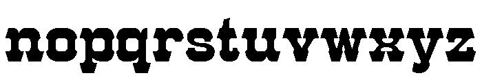 Archimedes Regular Font LOWERCASE