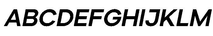 Ardela Edge X01 Extra Bold Italic FONT