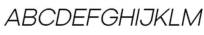 Ardela Edge X01 Light Italic FONT