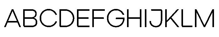 Ardela Edge X01 Light Font UPPERCASE