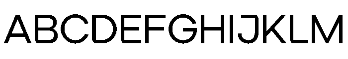 Ardela Edge X01 Medium Font UPPERCASE