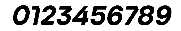 Ardela Edge X02 Black Italic Font OTHER CHARS