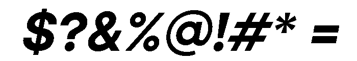 Ardela Edge X02 Black Italic Font OTHER CHARS