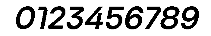 Ardela Edge X02 Bold Italic Font OTHER CHARS