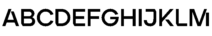 Ardela Edge X02 Bold Font UPPERCASE