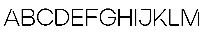 Ardela Edge X02 Light Font UPPERCASE