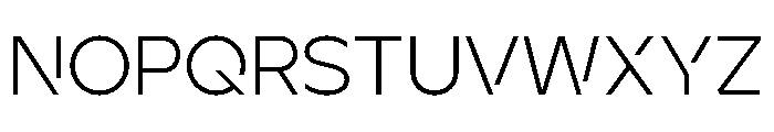 Ardela Edge X02 Light Font UPPERCASE
