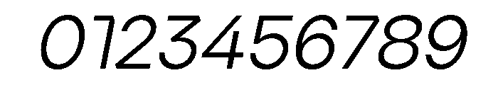 Ardela Edge X02 Regular Italic Font OTHER CHARS