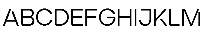Ardela Edge X02 Regular Font UPPERCASE