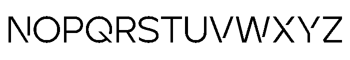Ardela Edge X02 Regular Font UPPERCASE