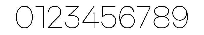 Ardela Edge X02 Thin Font OTHER CHARS