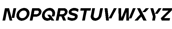 Ardela Edge X02 Variable Italic Font UPPERCASE